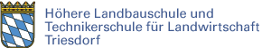 Schriftzug der Technikerschule für Landbau und der Höheren Landbauschule Triesdorf mit Link zur Startseite